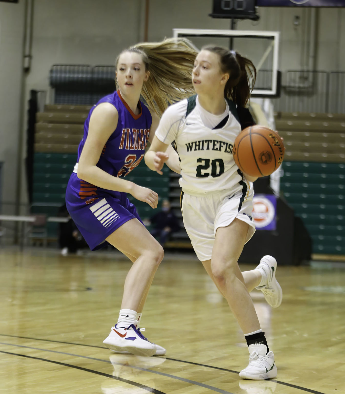 Class A girls Whitefish's Mikenna Ells
